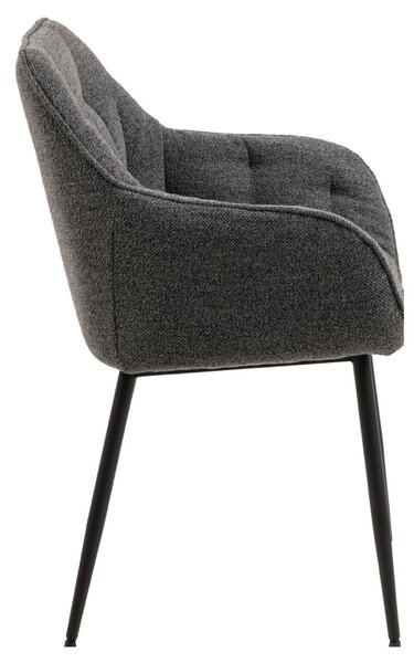 Scaun dining Brooke V4, Gri, 83x58x55 cm