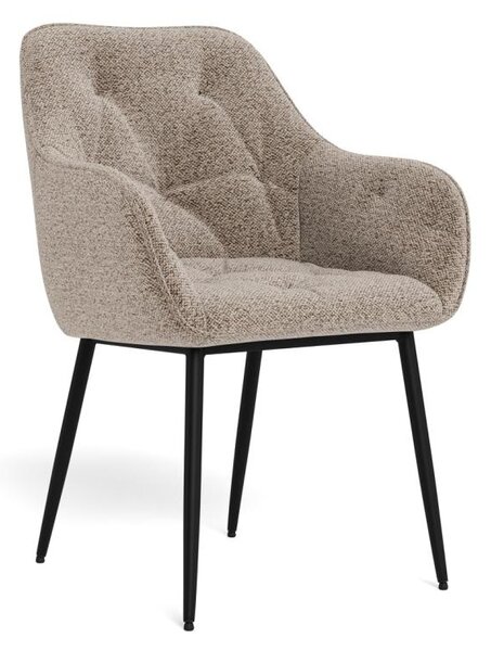 Scaun dining Brooke, Bej, 83x58x55 cm