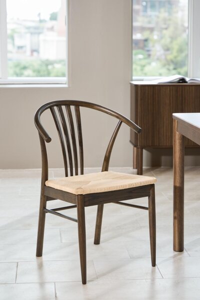 Scaun dining I_York, Fumuriu mat, 83x54x54 cm