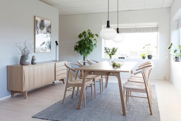 Scaun dining I_York, Alb, 83x54x54 cm