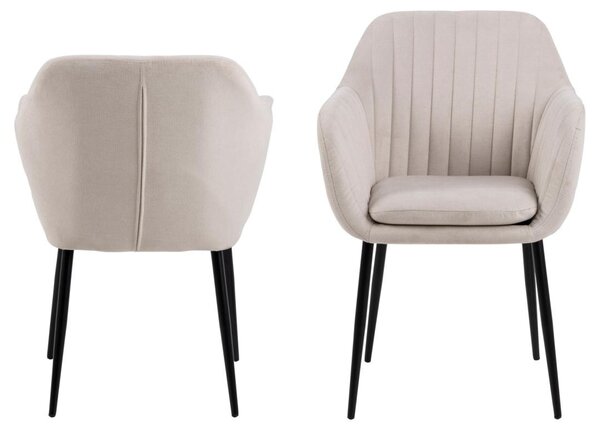 Scaun dining Emilia V2, Maro, 83x57x61 cm