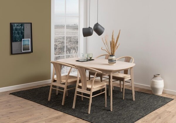 Scaun dining Janik, Alb, 83x54x54 cm