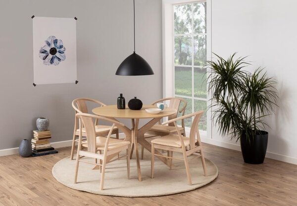 Scaun dining Janik, Alb, 83x54x54 cm