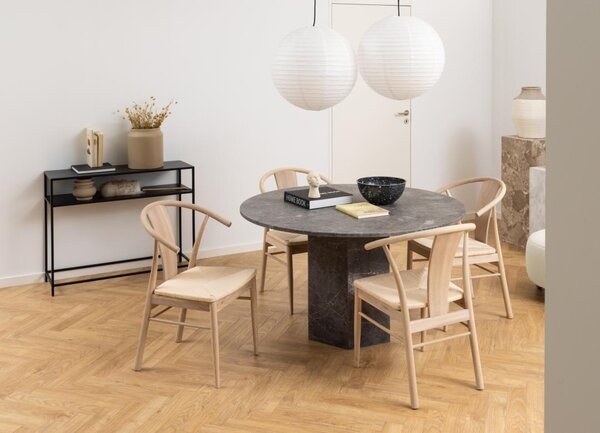 Scaun dining Janik, Alb, 83x54x54 cm