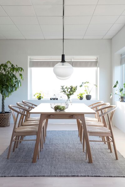 Scaun dining I_York, Alb, 83x54x54 cm