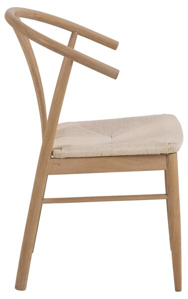 Scaun dining I_York, Alb, 83x54x54 cm