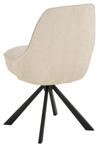 Scaun dining Carlton, Bej, 83.5x52x56 cm