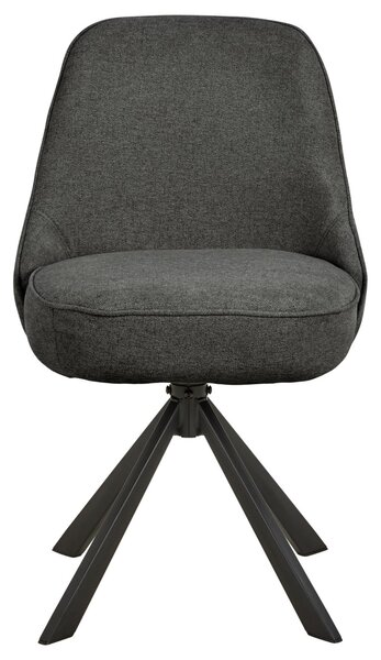 Scaun dining Carlton, Gri, 83.5x52x56 cm