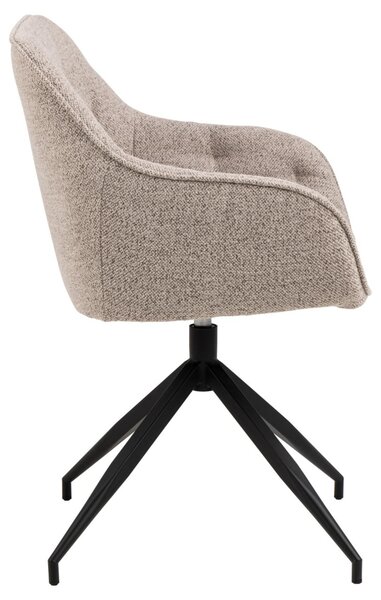Scaun dining Brooke, Bej, 82x57x54.5 cm