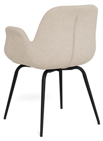 Scaun dining Beth, Maro, 82.5x58x56 cm