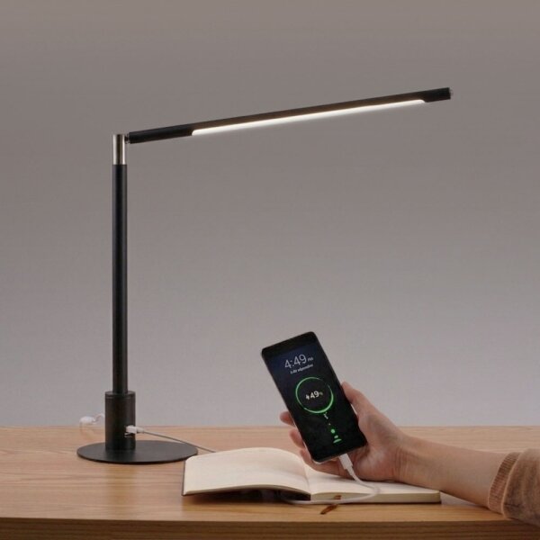 Brilagi - Lampă de birou LED tactilă, reglabilă, cu porturi USB VARIO LED/7W/230V CRI 96