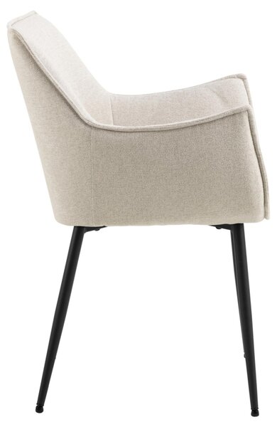 Scaun dining Bonita, Bej, 82.5x56x56 cm