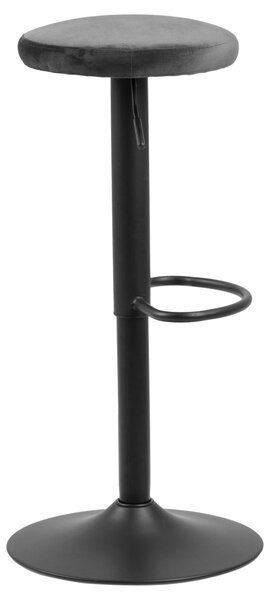 Scaun de bar Finch, Gri, 82x40x40 cm