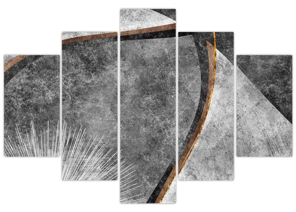 Tablou - Abstract beton (150x105 cm)