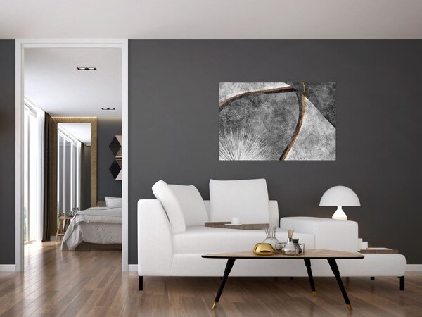 Tablou - Abstract beton (90x60 cm)