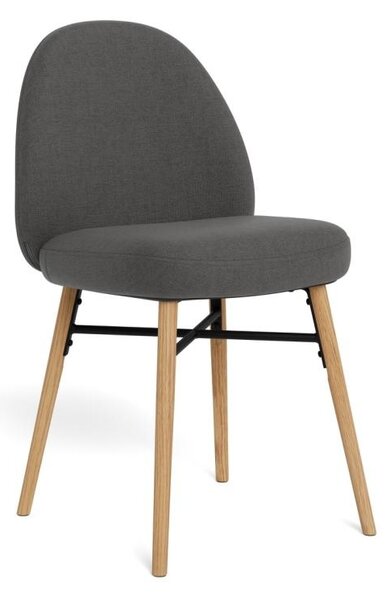 Scaun dining Sophia, Gri, 82.5x54x46 cm