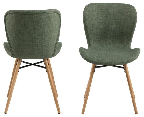 Scaun dining Batilda -A1, Verde, 82.5x47x53 cm