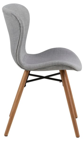 Scaun dining Batilda -A1, Gri, 82.5x47x53 cm