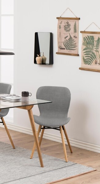 Scaun dining Batilda -A1, Gri, 82.5x47x53 cm