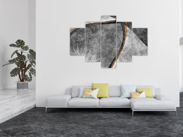 Tablou - Abstract beton (150x105 cm)