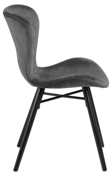 Scaun dining Batilda -A1 V1, Gri, 82.5x47x53 cm