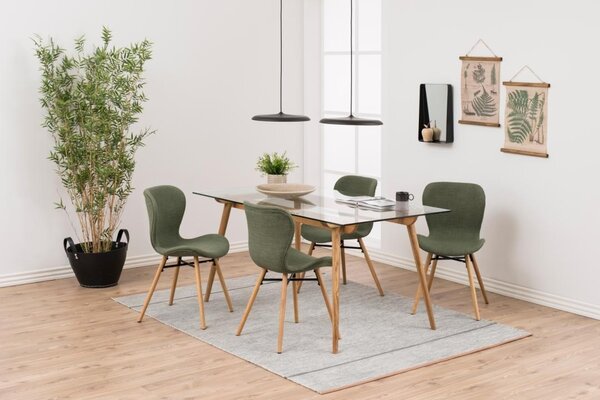 Scaun dining Batilda -A1, Verde, 82.5x47x53 cm