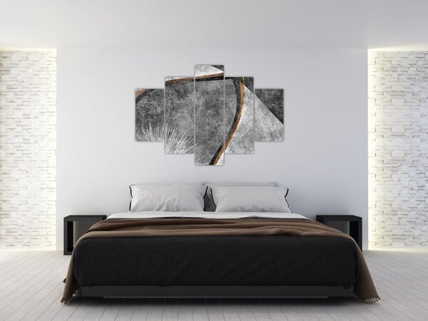 Tablou - Abstract beton (150x105 cm)
