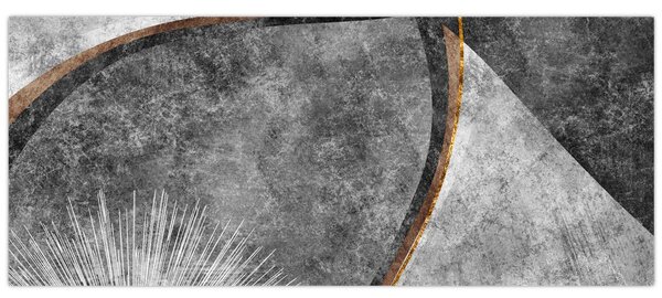 Tablou - Abstract beton (120x50 cm)