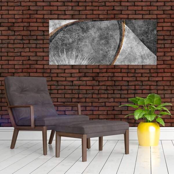Tablou - Abstract beton (120x50 cm)