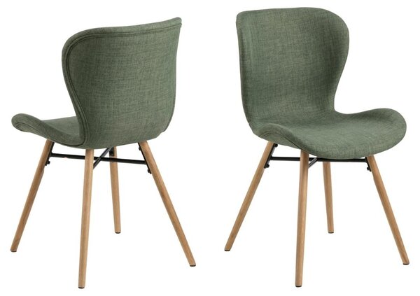 Scaun dining Batilda -A1, Verde, 82.5x47x53 cm