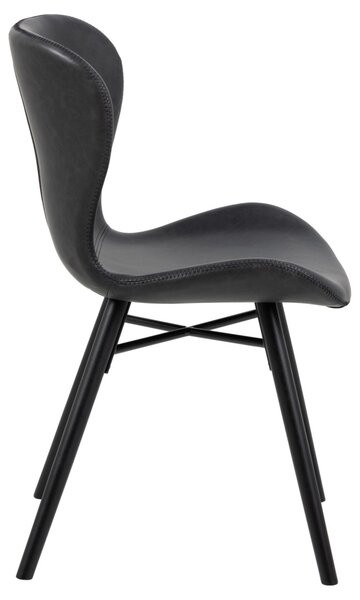 Scaun dining Batilda -A1 V1, Negru, 82.5x47x53 cm