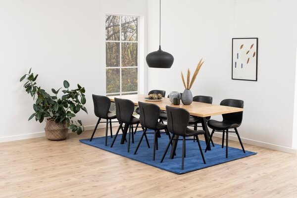 Scaun dining Batilda -A1 V1, Negru, 82.5x47x53 cm