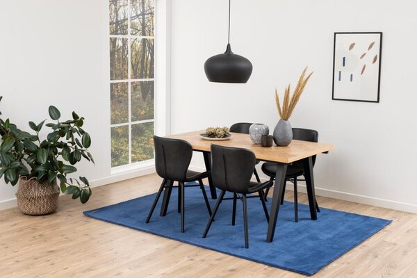 Scaun dining Batilda -A1 V1, Negru, 82.5x47x53 cm