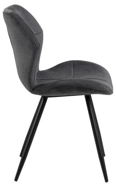 Scaun dining Petri, Gri, 82.5x48x55 cm