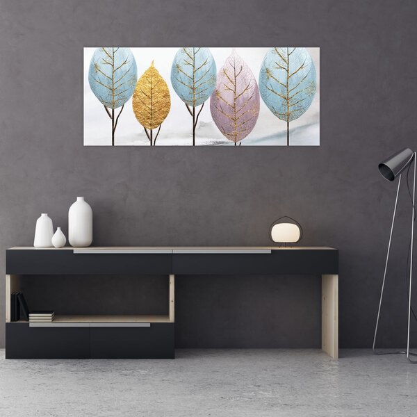 Tablou - Copaci design (120x50 cm)