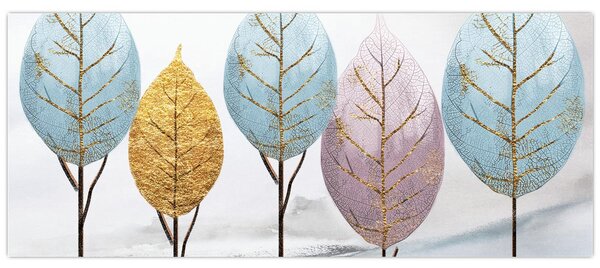 Tablou - Copaci design (120x50 cm)