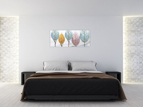 Tablou - Copaci design (120x50 cm)