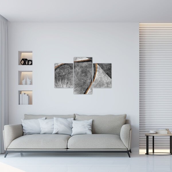 Tablou - Abstract beton (90x60 cm)