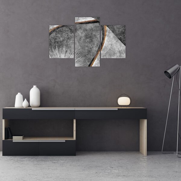 Tablou - Abstract beton (90x60 cm)