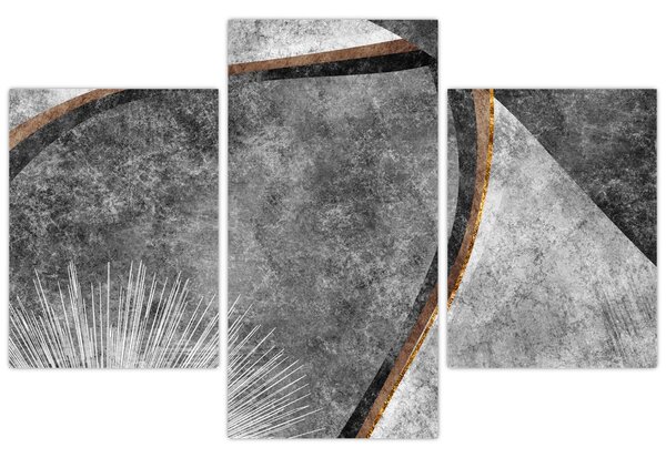 Tablou - Abstract beton (90x60 cm)