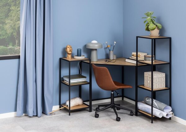Biblioteca Seaford, Natural, 119.5x35x37 cm