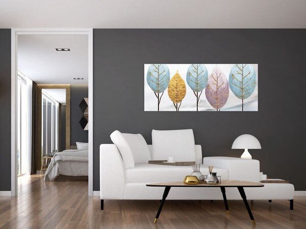 Tablou - Copaci design (120x50 cm)