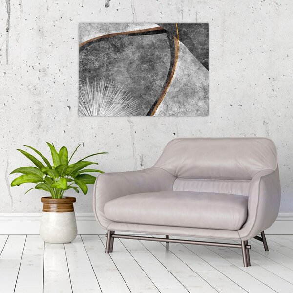 Tablou - Abstract beton (70x50 cm)