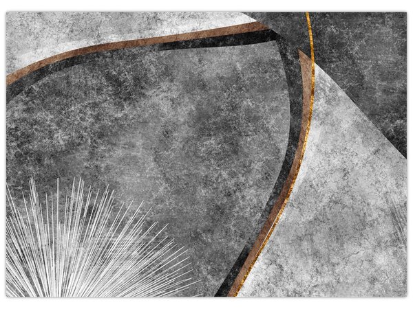 Tablou - Abstract beton (70x50 cm)