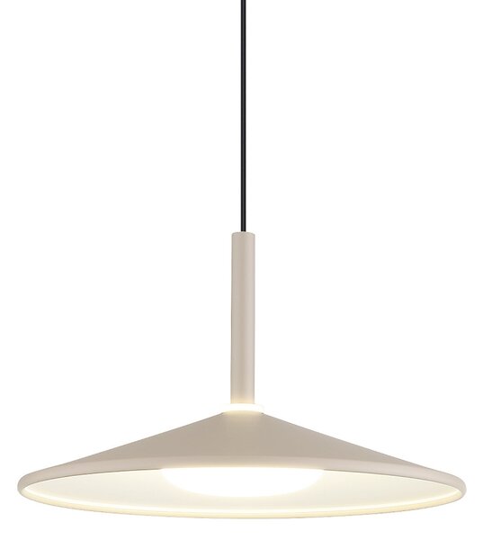 Globo Lampă suspendată LED Lampone, culoare nisip, lungime 95 cm, metal, 3 becuri, Bej, Camera de zi / sufragerie, Metal, Modern