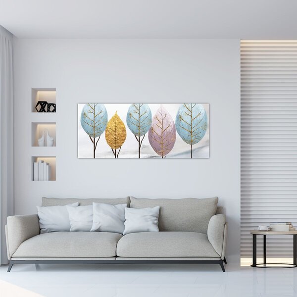 Tablou - Copaci design (120x50 cm)
