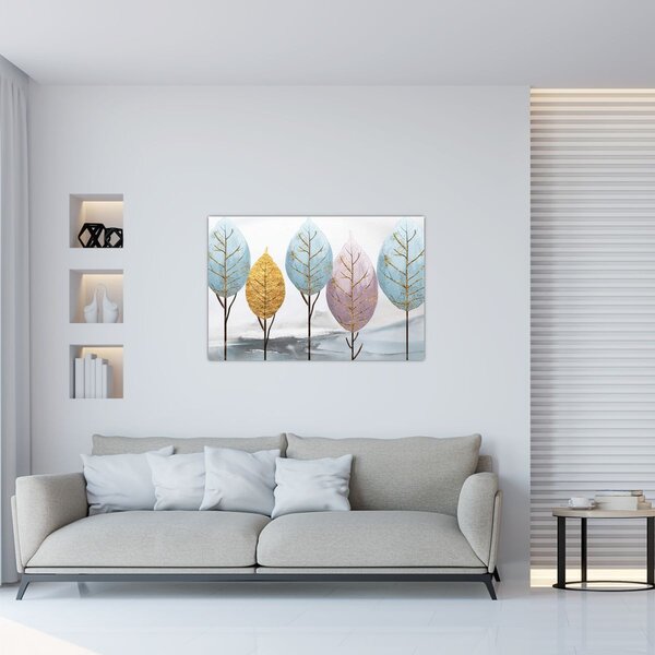 Tablou - Copaci design (90x60 cm)
