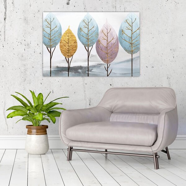 Tablou - Copaci design (90x60 cm)
