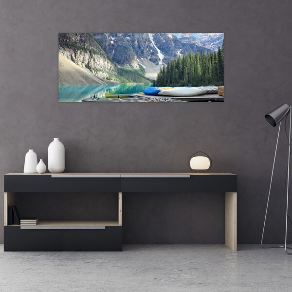 Tablou - Moraine Lake (120x50 cm)