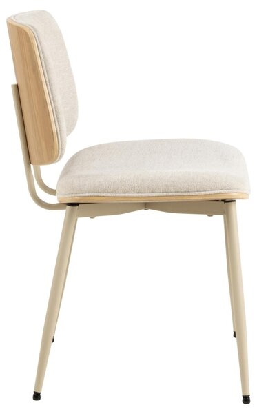Scaun dining Owen, Bej, 81.5x51.5x52.5 cm